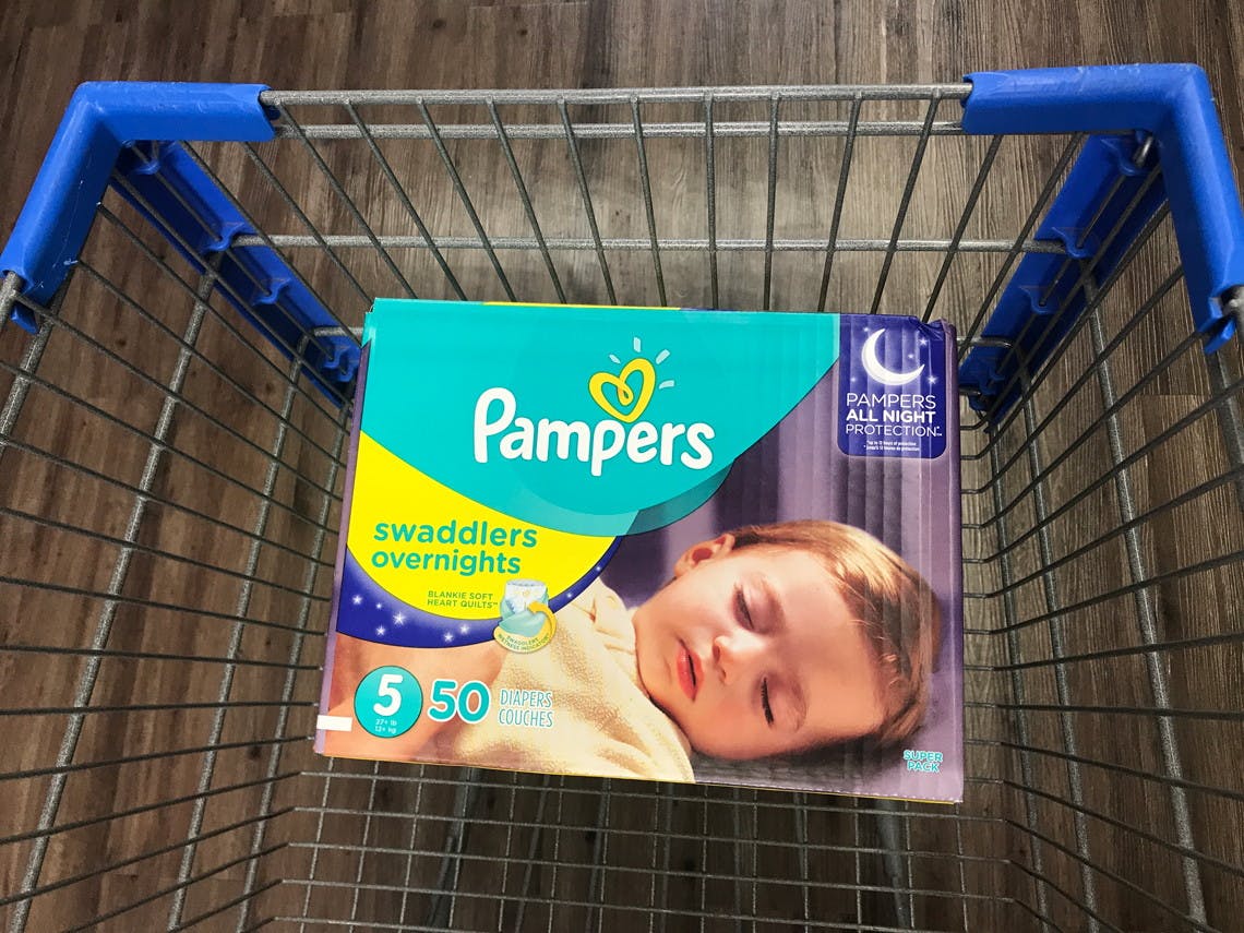 walmart huggies overnight size 5