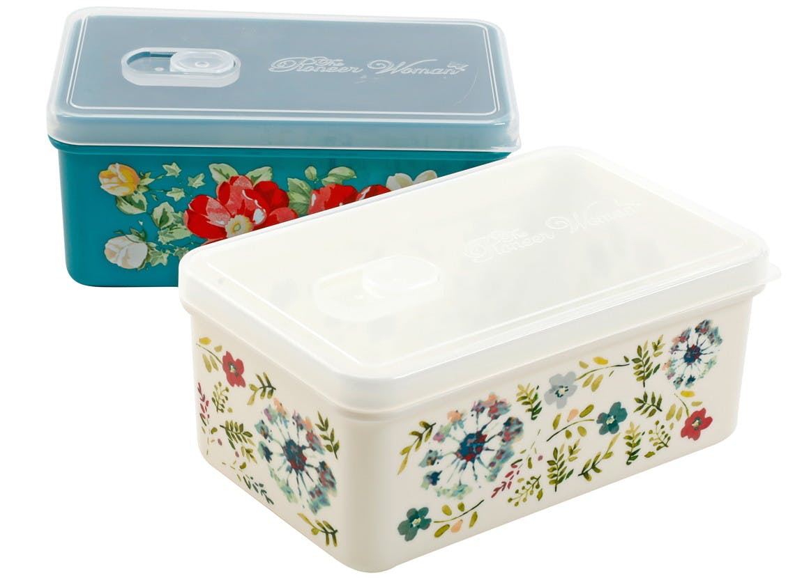 pioneer woman storage containers 20 piece set