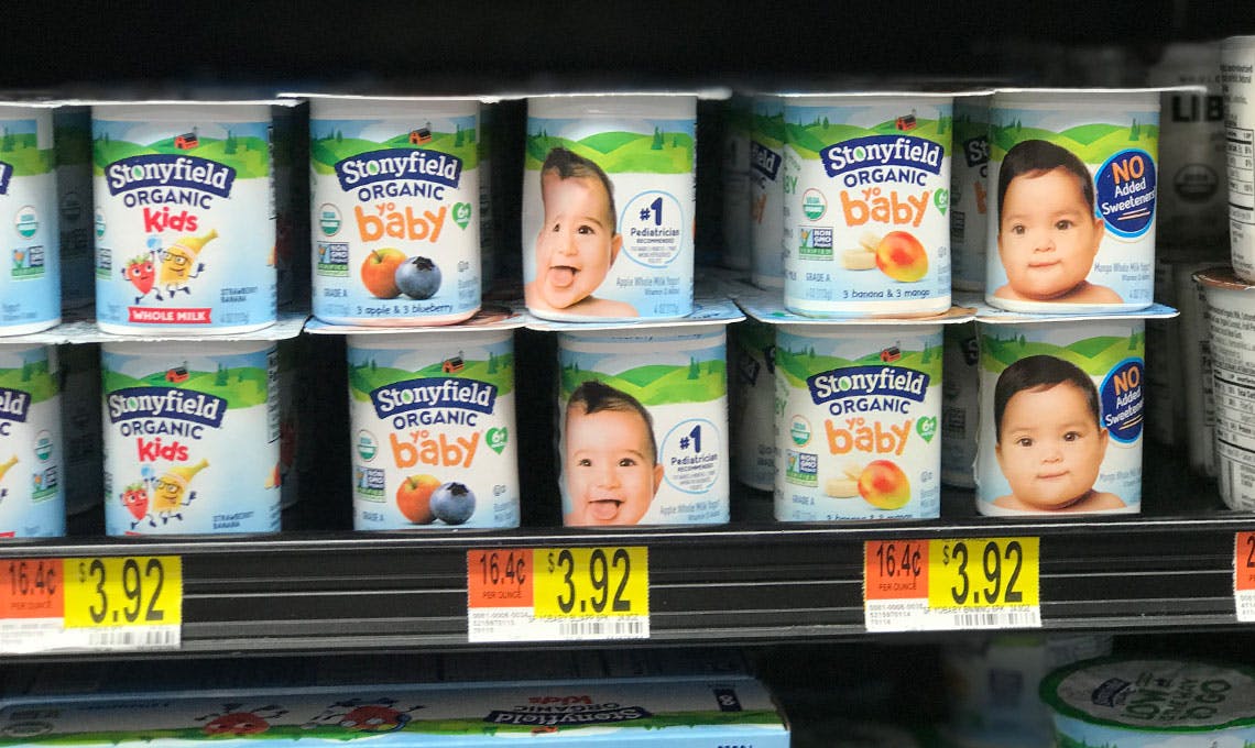 stonyfield baby yogurt walmart