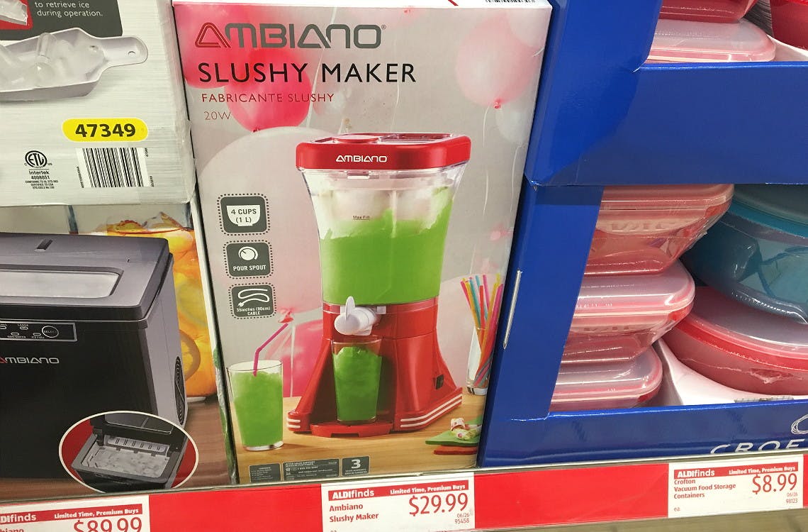 Ambiano Slushy Makers & More at Aldi! - The Krazy Coupon Lady