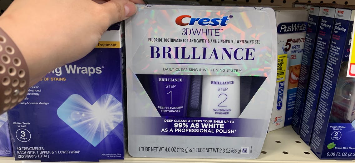 Crest White Brilliance Toothpaste Whitening System 9 02 On Amazon The Krazy Coupon Lady