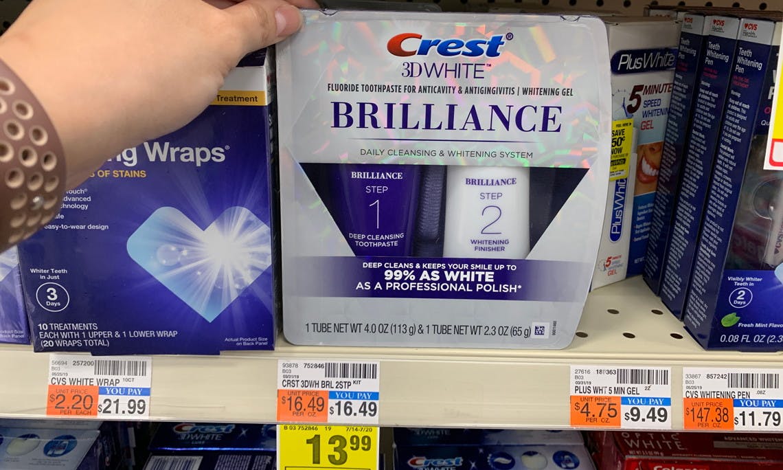 Crest 3d White Whitening System Only 5 99 At Cvs The Krazy Coupon Lady