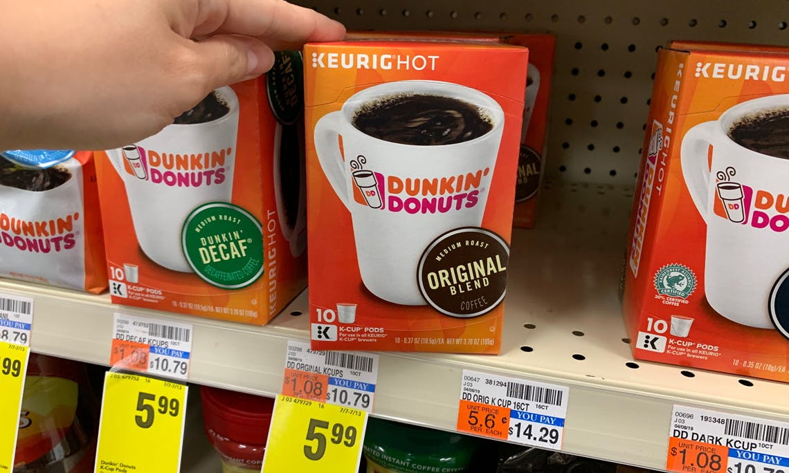 Dunkin' Donuts K-Cups, Only $4.99 at 