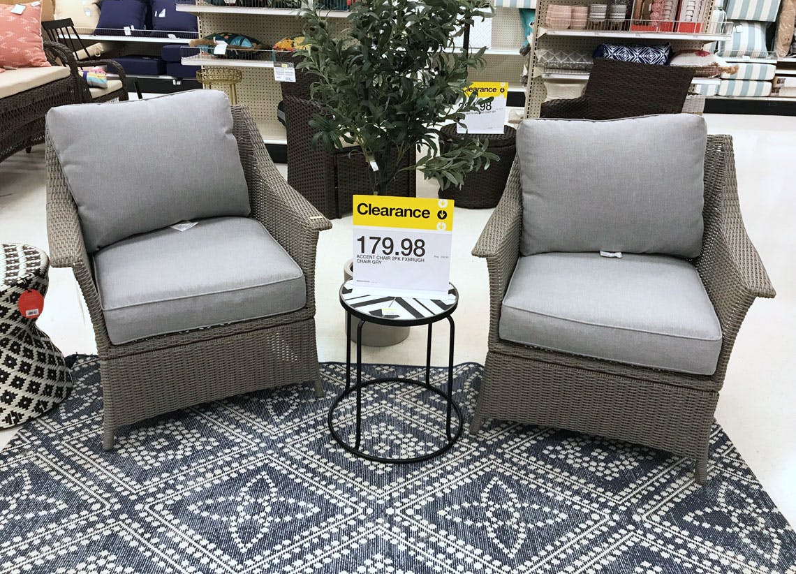 target outdoor furniture clearance