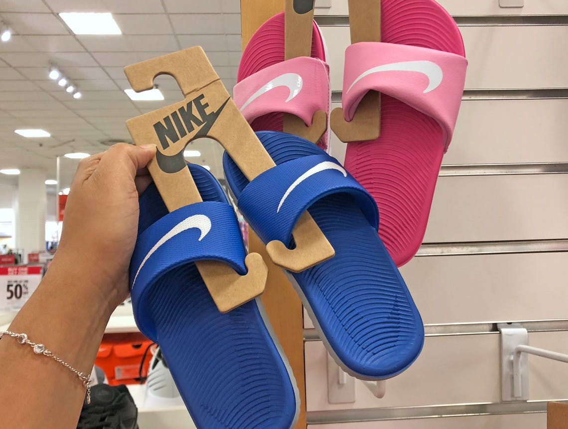 jcpenney nike slides womens