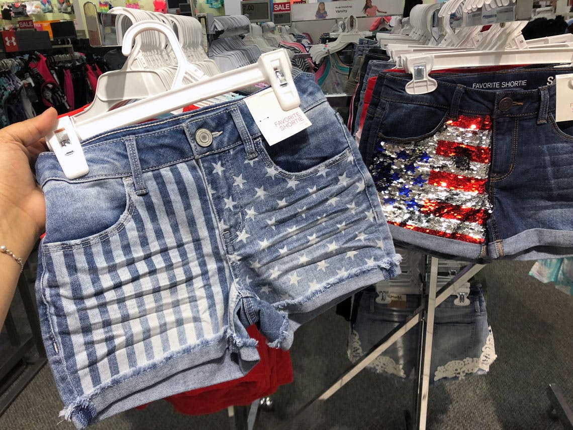 kohls girls jean shorts