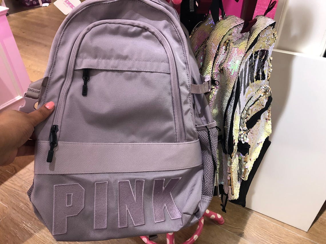 victoria secret pink backpack in store