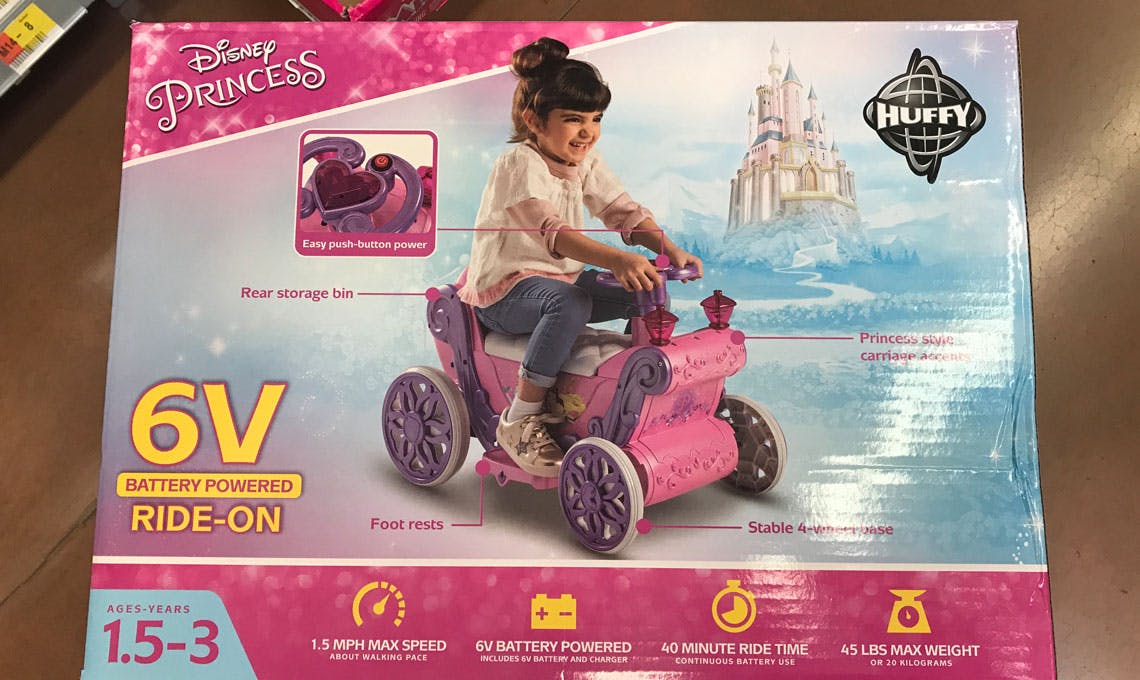 huffy disney princess battery powered ride on
