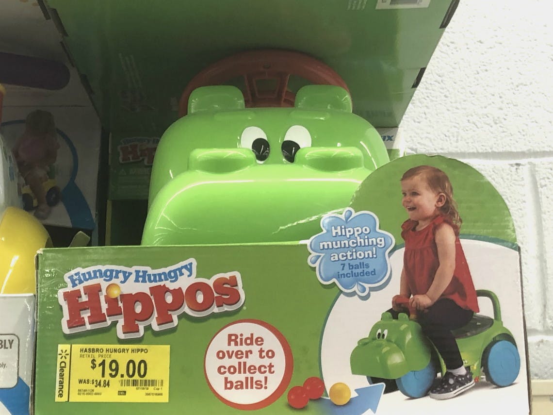 hasbro hungry hippo ride on