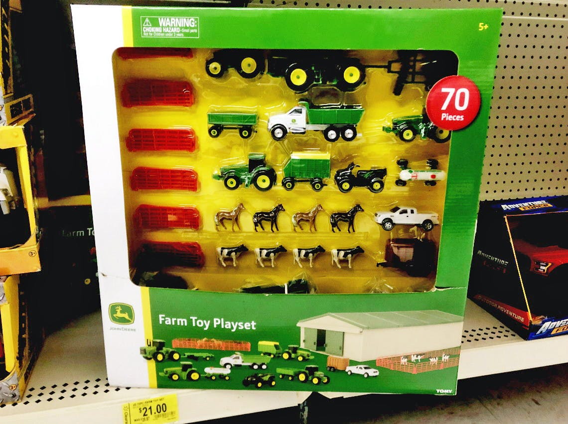 70 piece john deere farm set