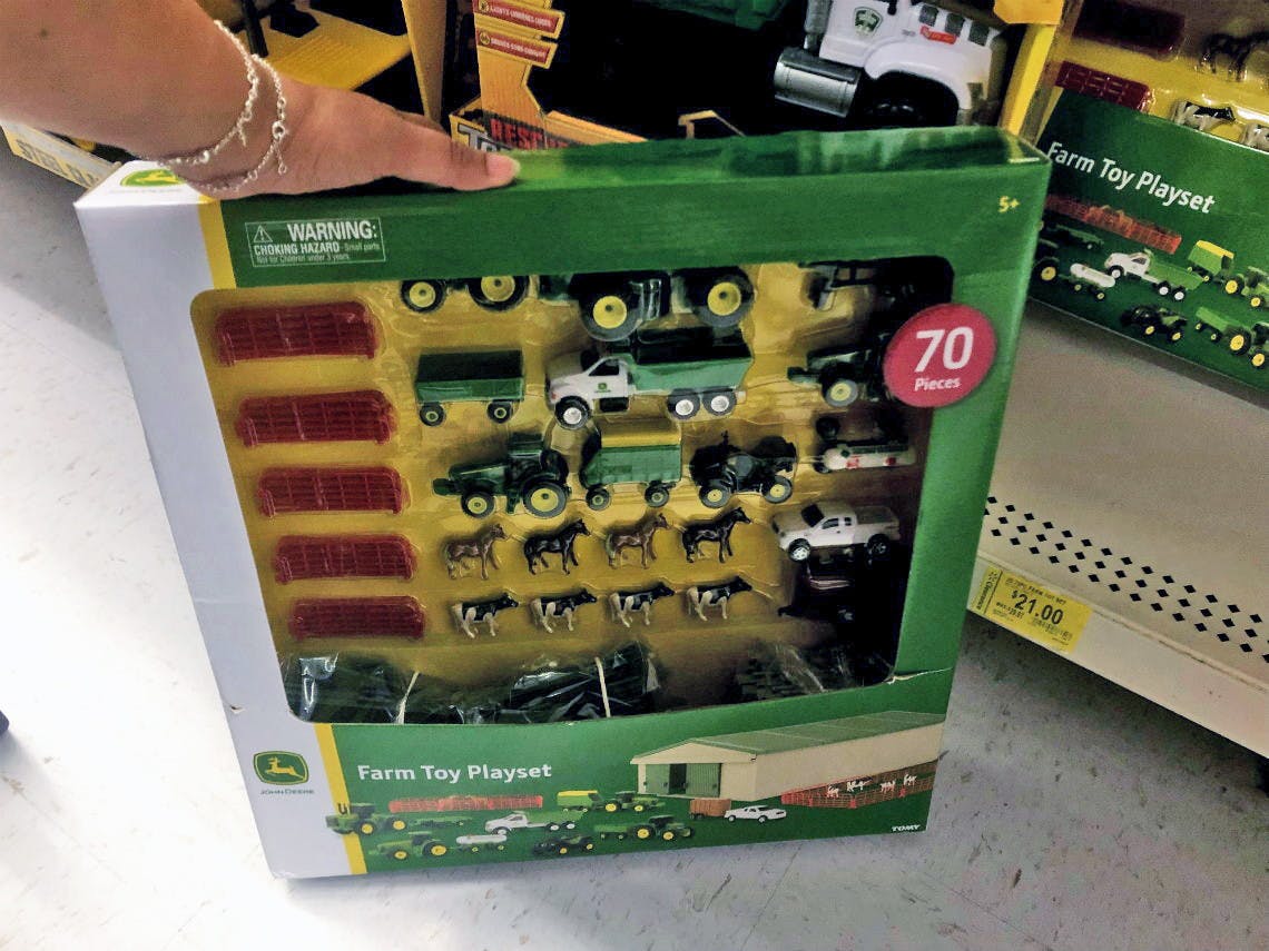 john deere farm toy playset 70 piece