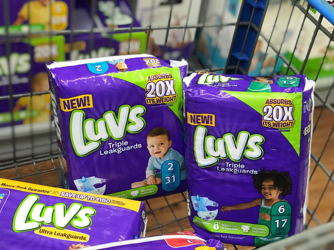 free luvs diapers