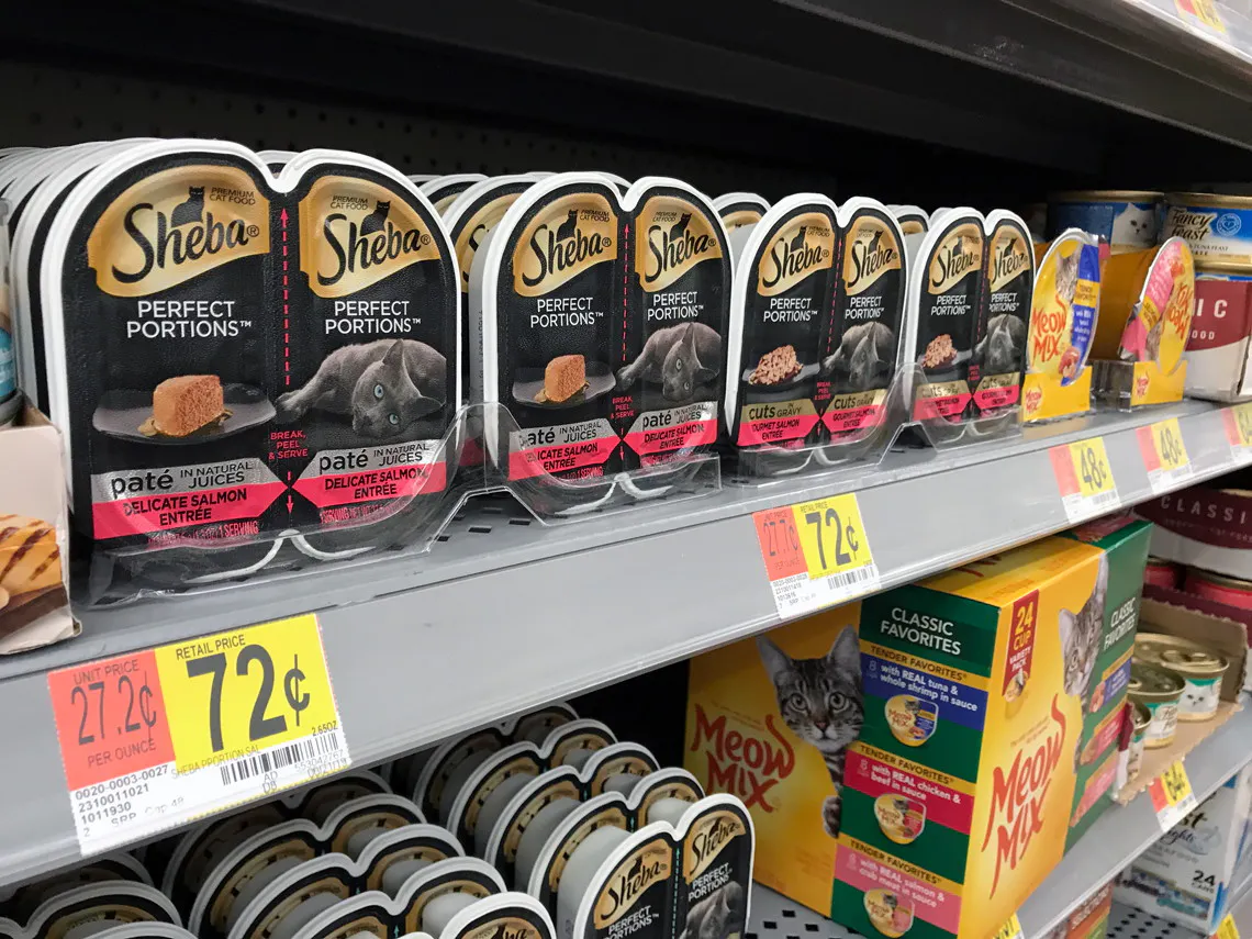 Sheba Perfect Portions Cat Food Trays 0 36 Each At Walmart The Krazy Coupon Lady