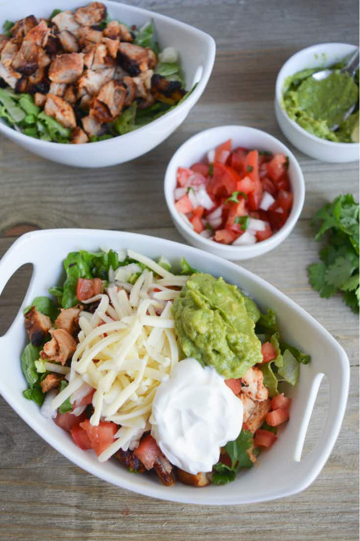 Copycat Chipotle Air Fryer Burrito Bowl