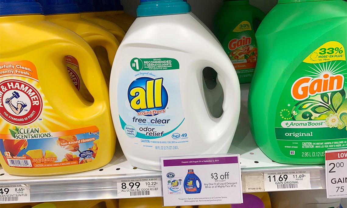 all detergent price