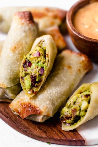 Copycat Cheesecake Factory Air Fryer Avocado Egg Rolls