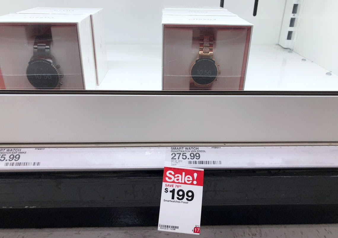 target fossil smart watch