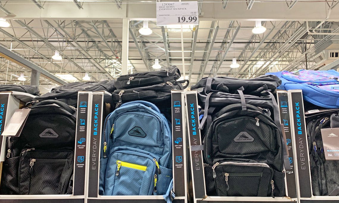 high sierra school backpacks costco