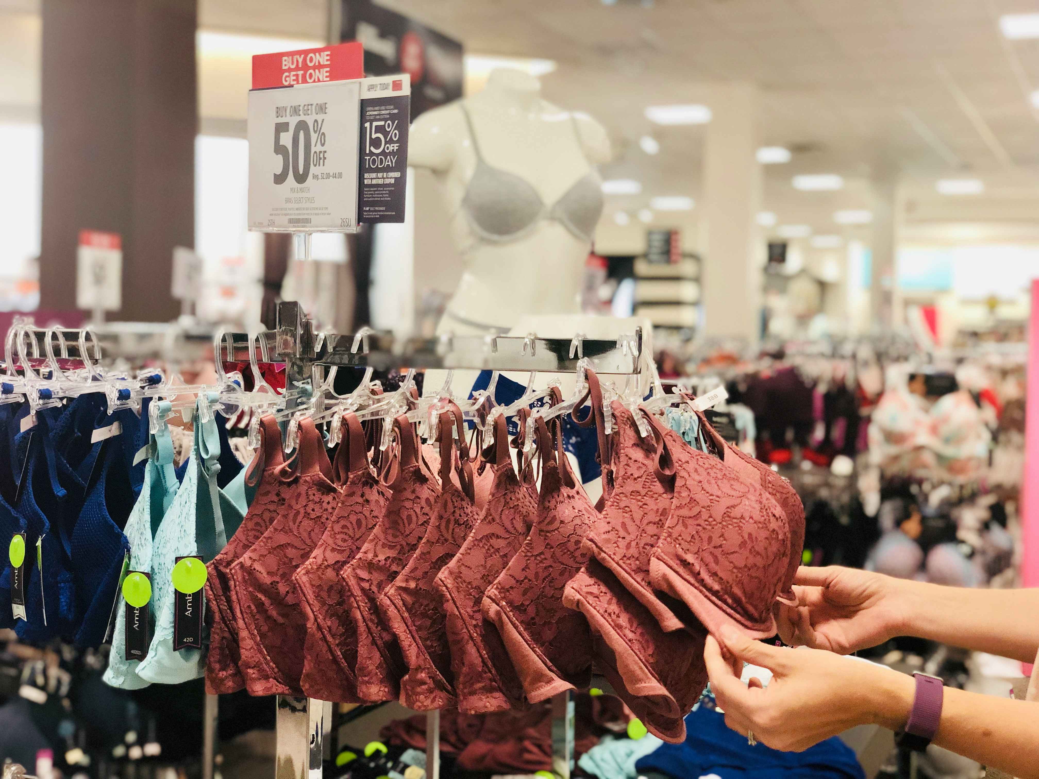 The best items to buy at JCPenney include linens, jackets, bras and boots.