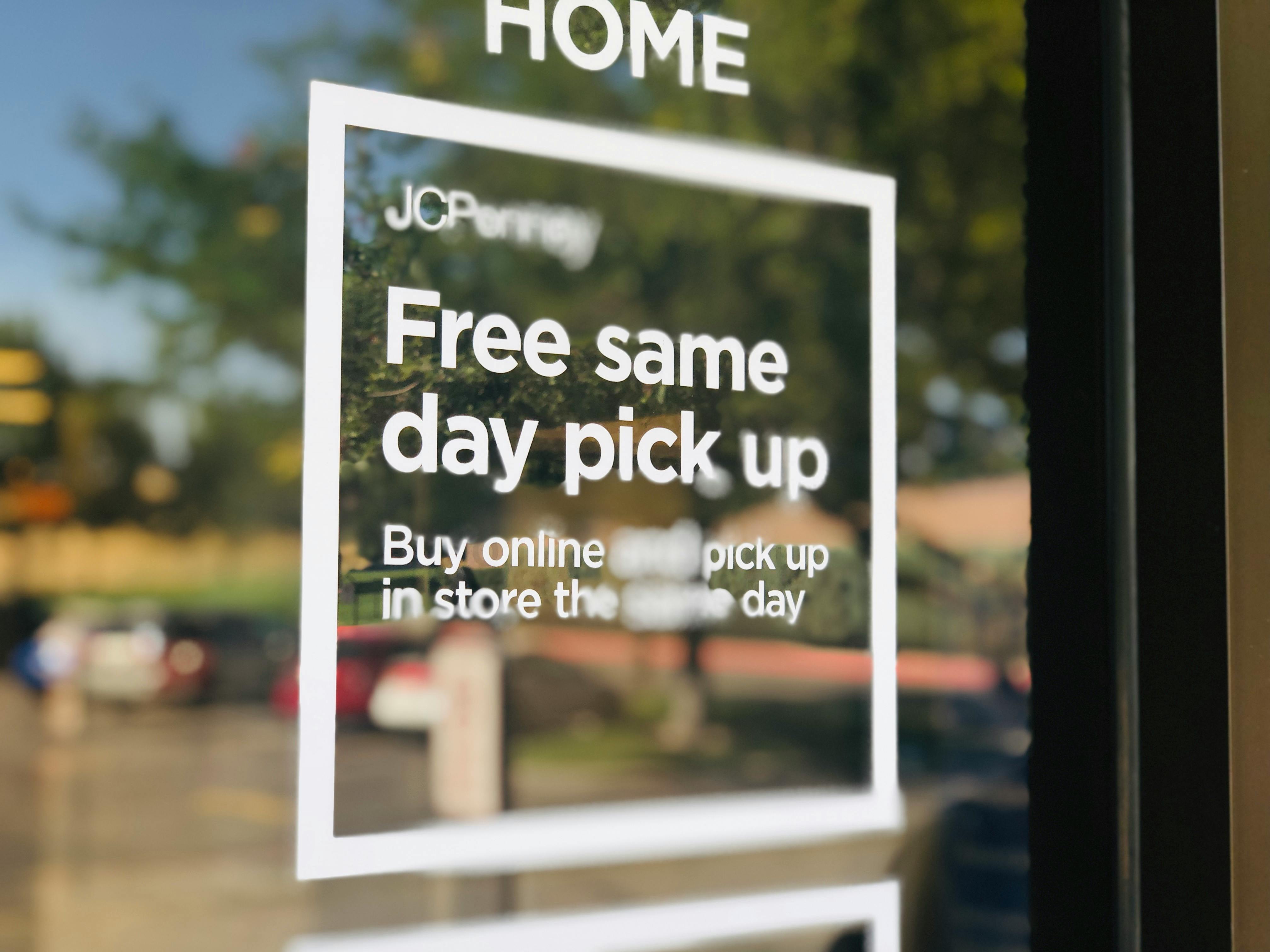 Online orders over $25 ship to a JCPenney store for free.