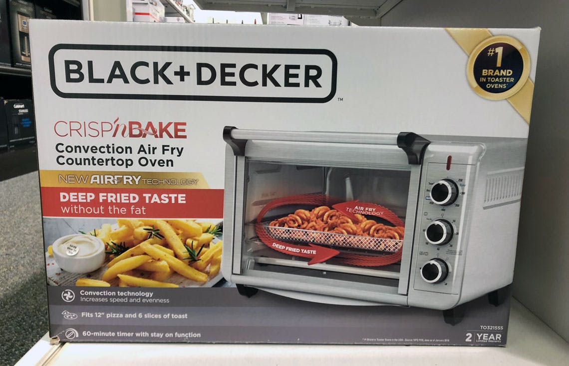 kohls black and decker air fryer toaster oven