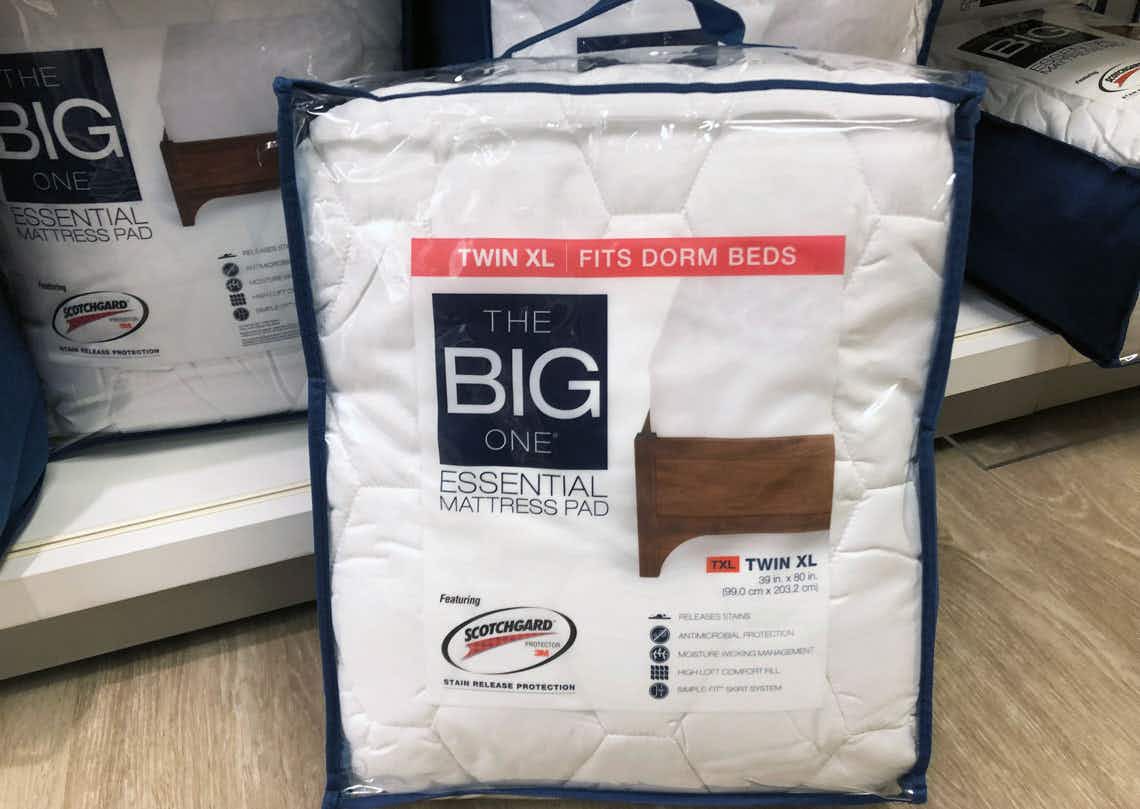 kohls-the-big-one-essential-mattress-pad-twin-XL-8219a