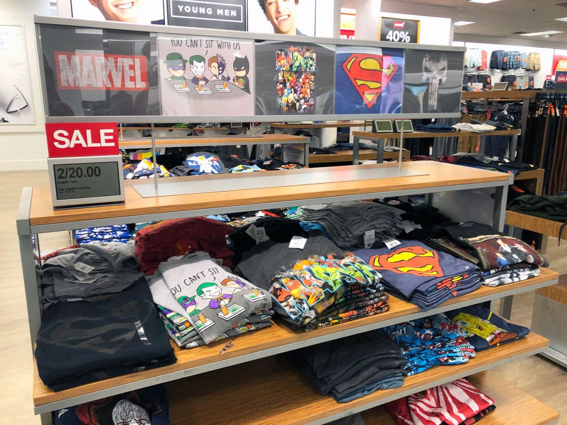 kohls mens graphic tees