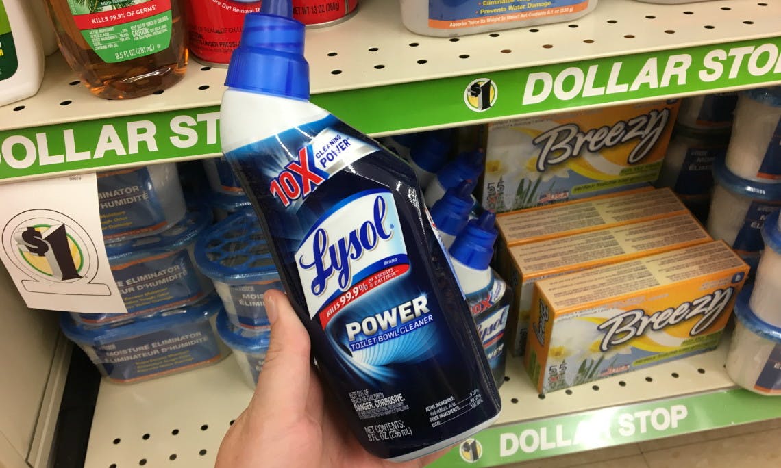 Lysol Power Toilet Bowl Cleaner Only 0 50 At Family Dollar The Krazy Coupon Lady