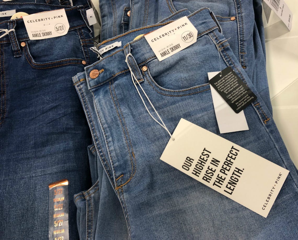 macys pink jeans