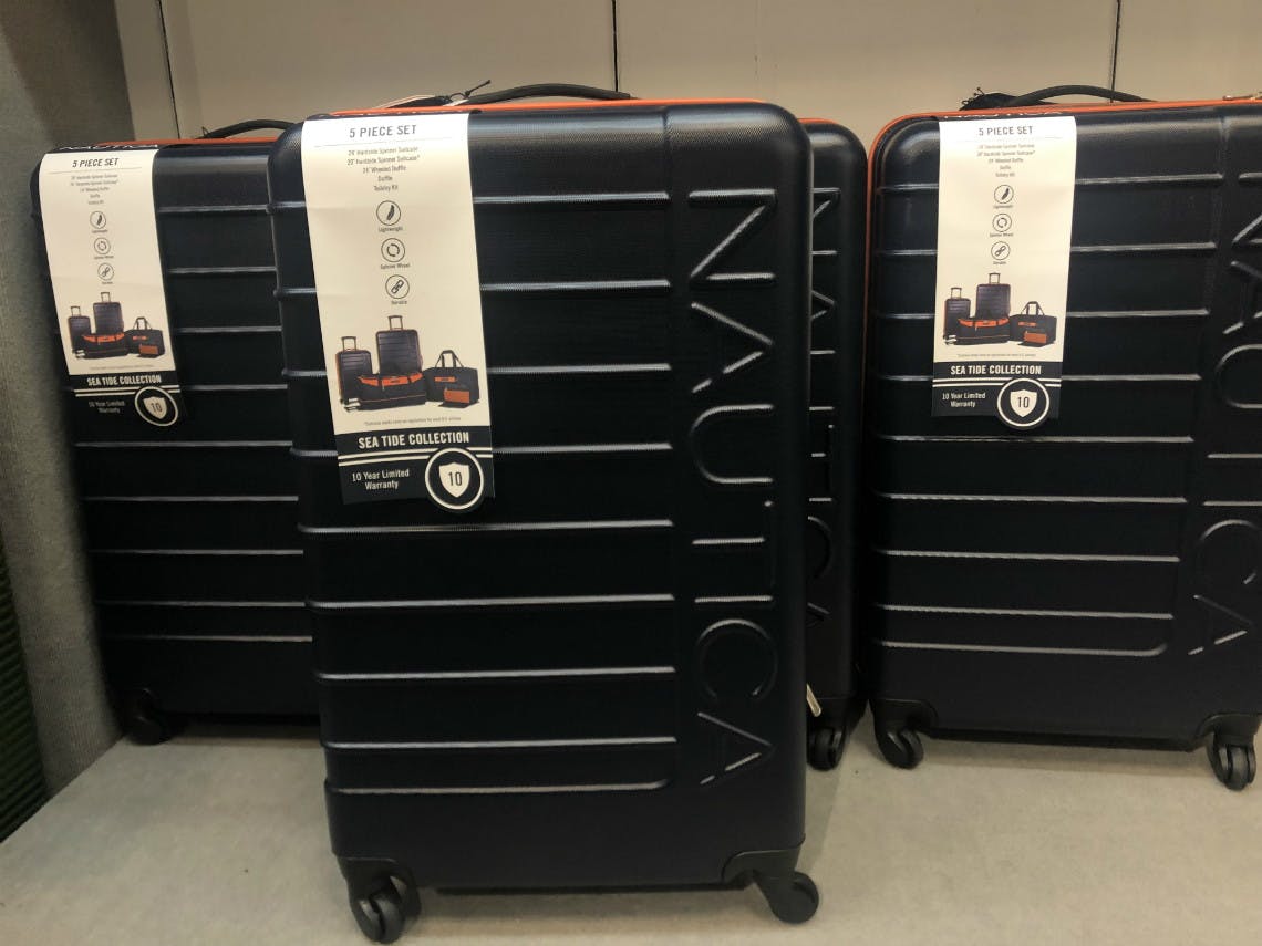 nautica 5 piece luggage set