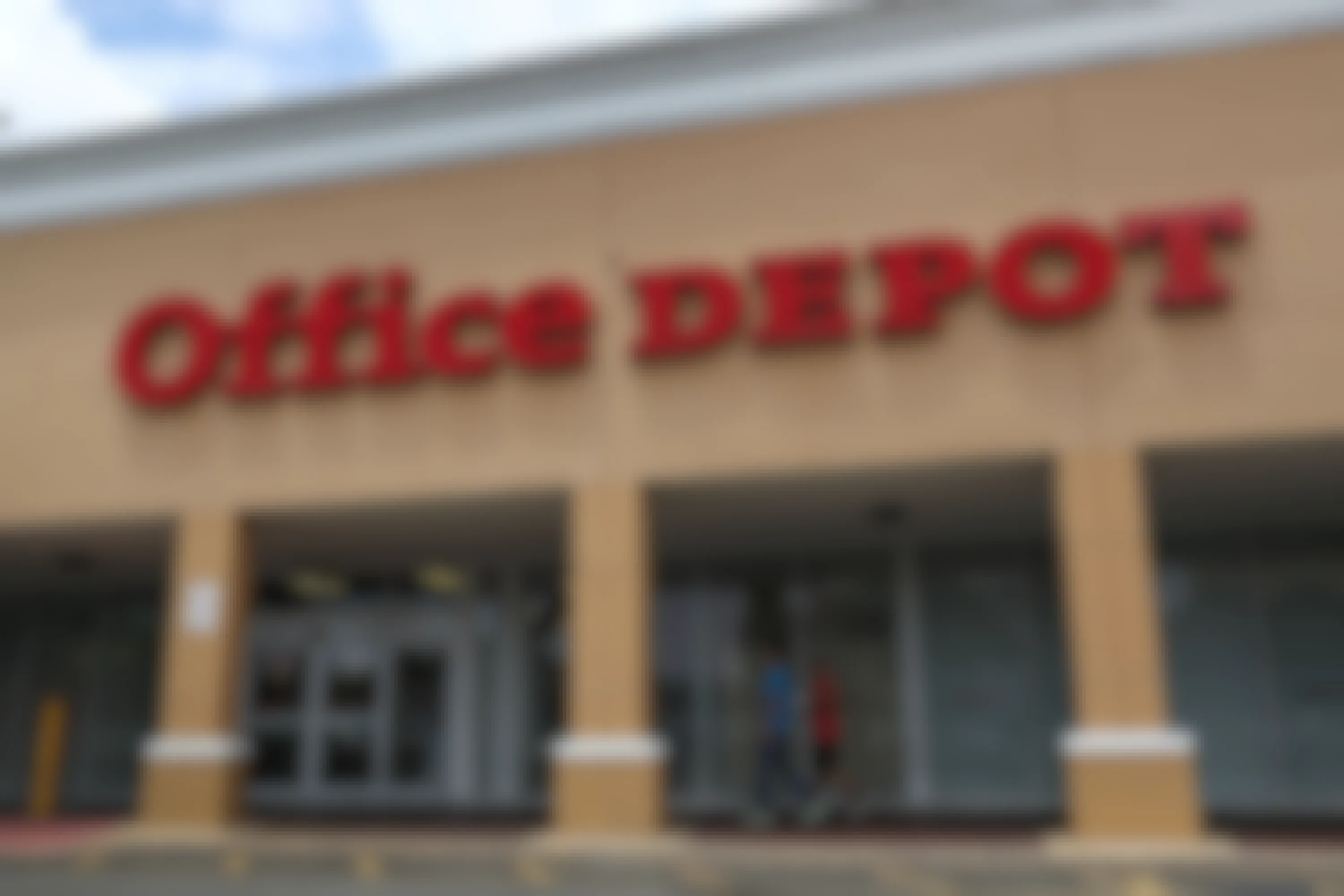 Office Depot store front.
