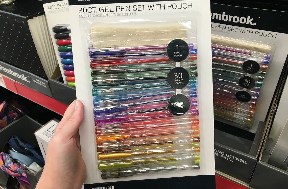 gel pens 30 pack