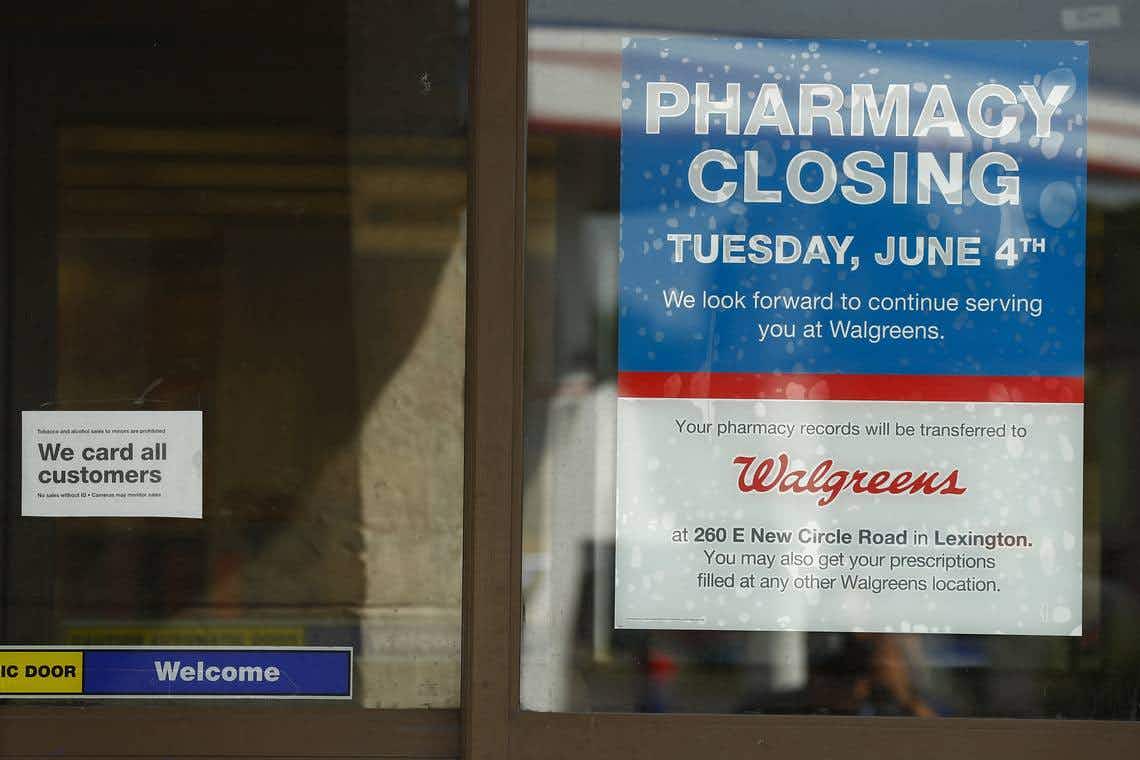 Walgreens announced about 200 locations will close this year.
