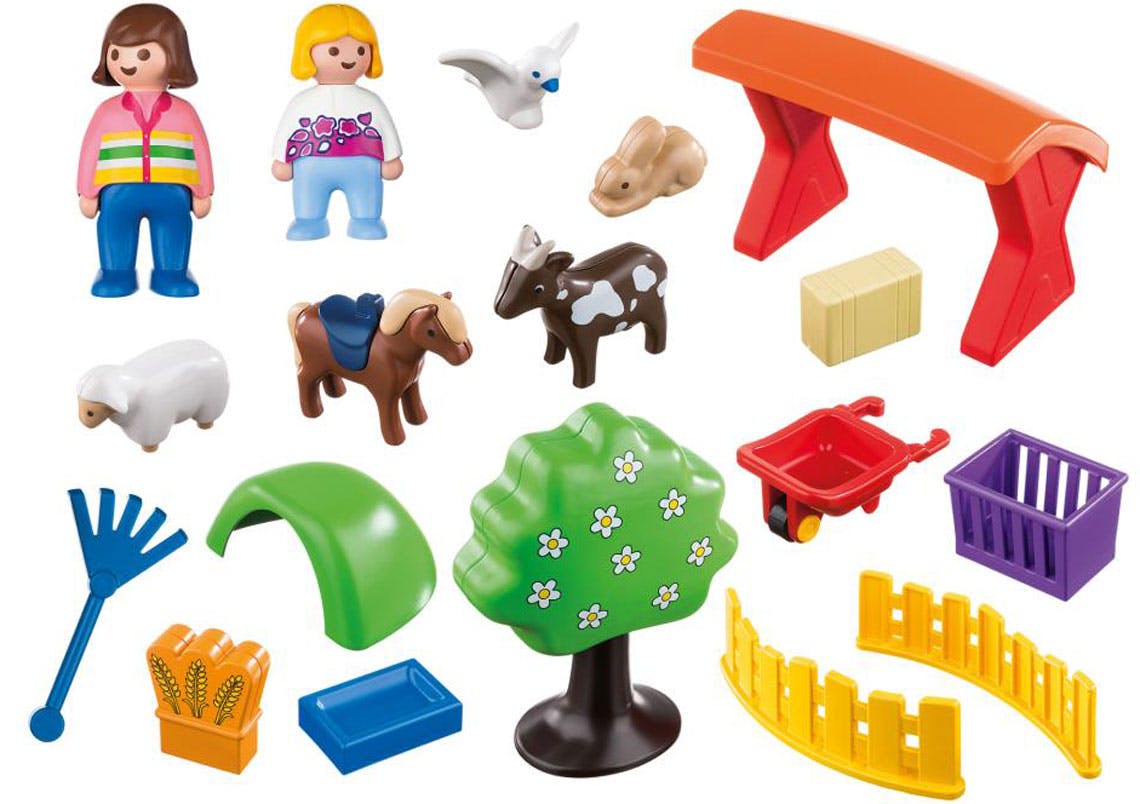 playmobil 123 petting zoo