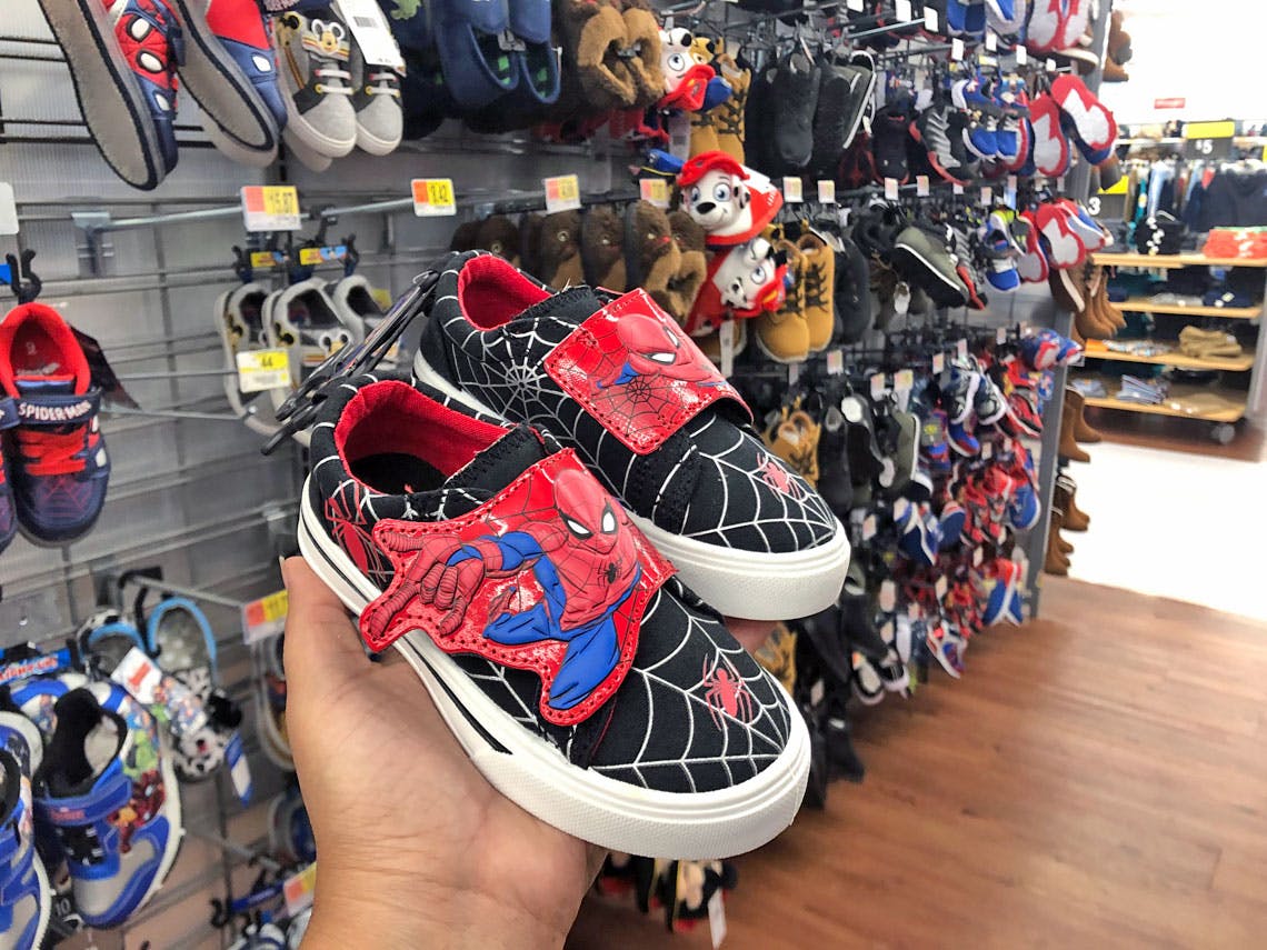 spiderman shoes at walmart