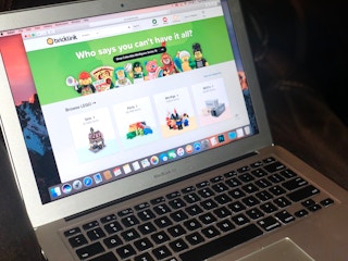 Bricklink pulled up on computer screen