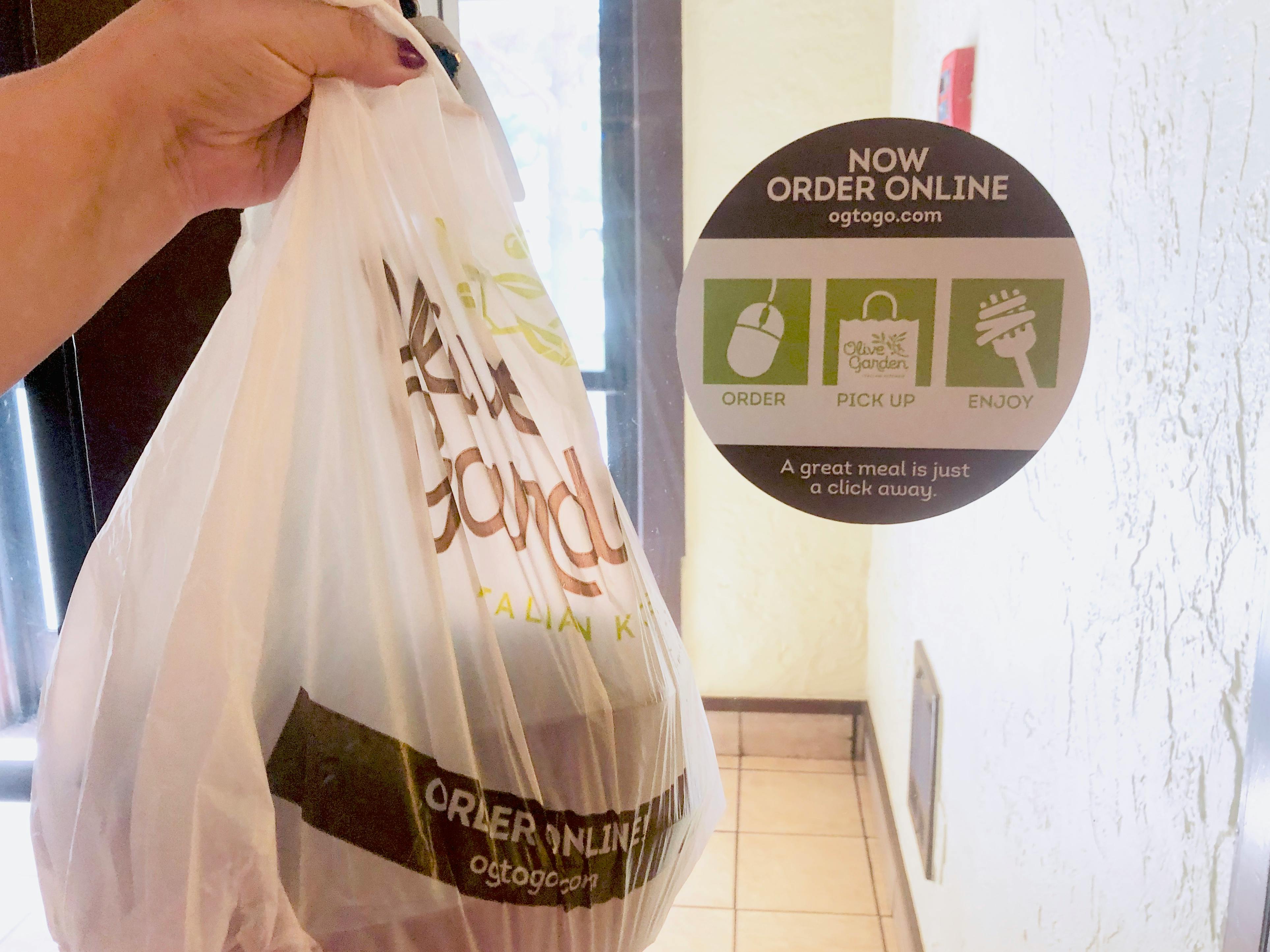 Olive garden coupon to go