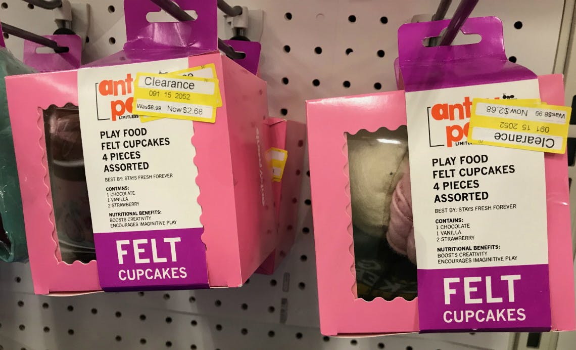 felt play food target