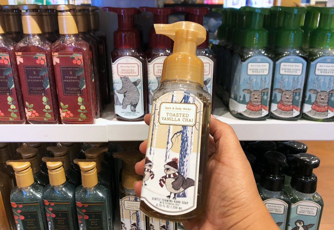 Score Cheap Hand Soaps At Bath Body Works New Winter Scents