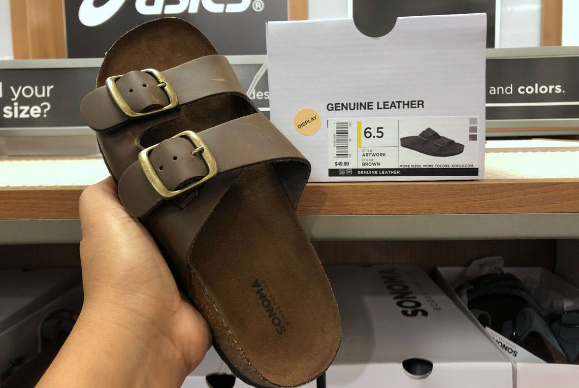 $17 Sonoma Footbed Sandals at Kohl's 