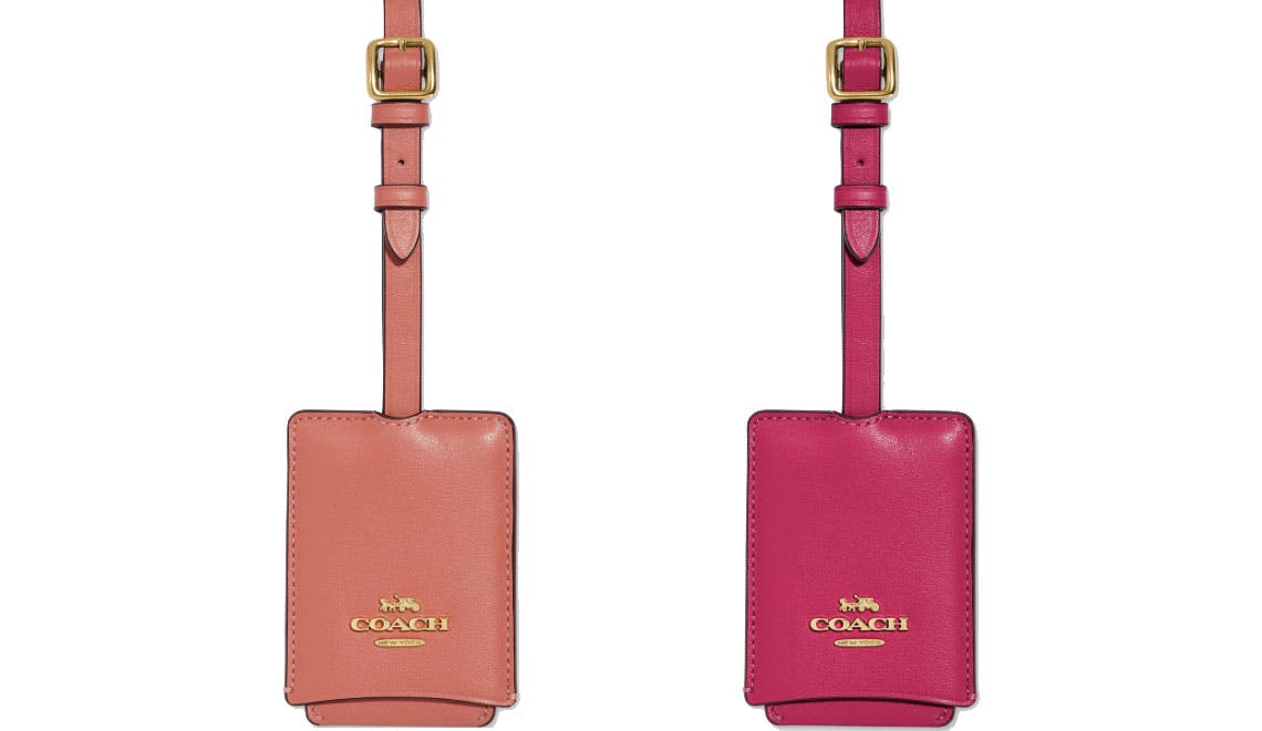 coach luggage tags