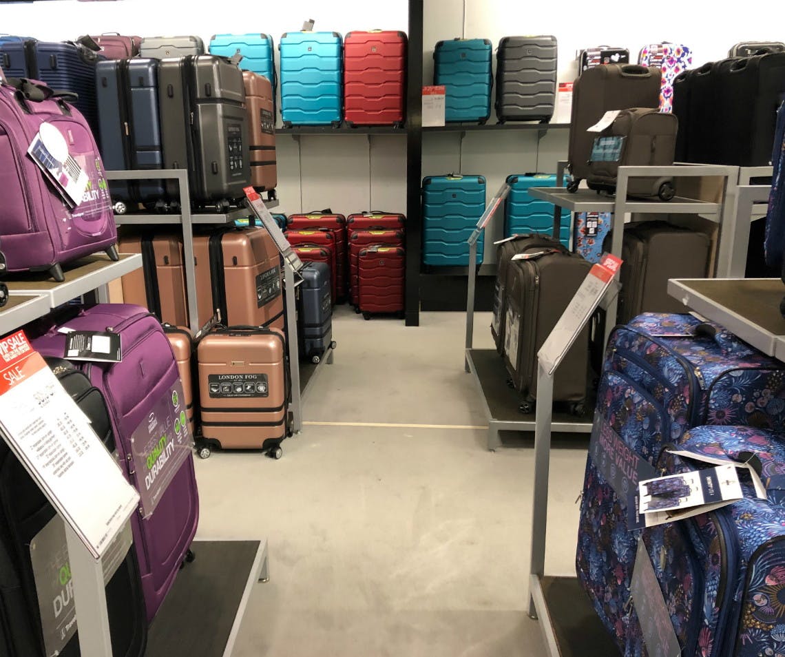 closeout luggage sets