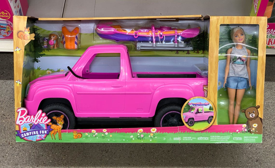barbie camping fun truck