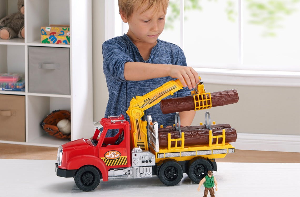 logging truck toy walmart