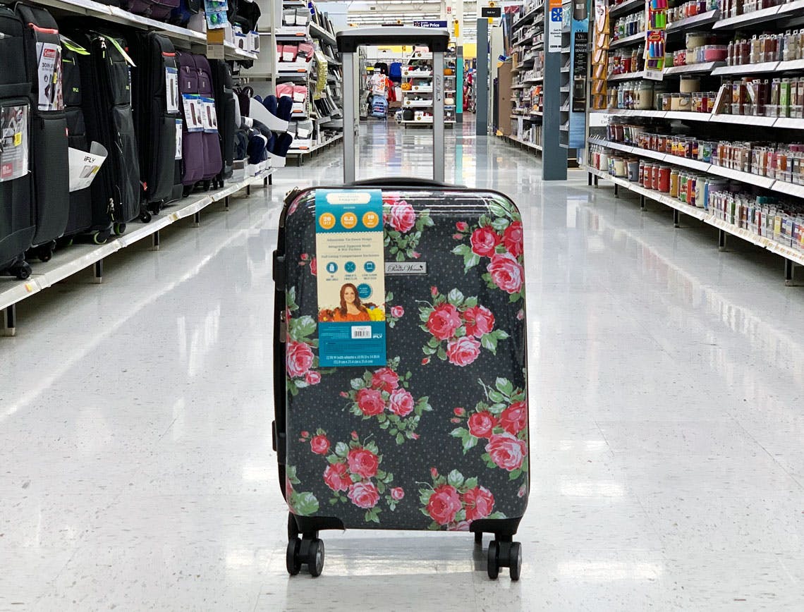 luggage in store at walmart