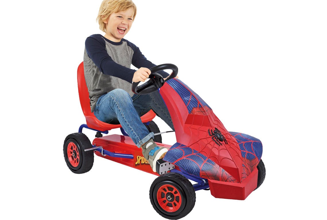 spider man pedal car