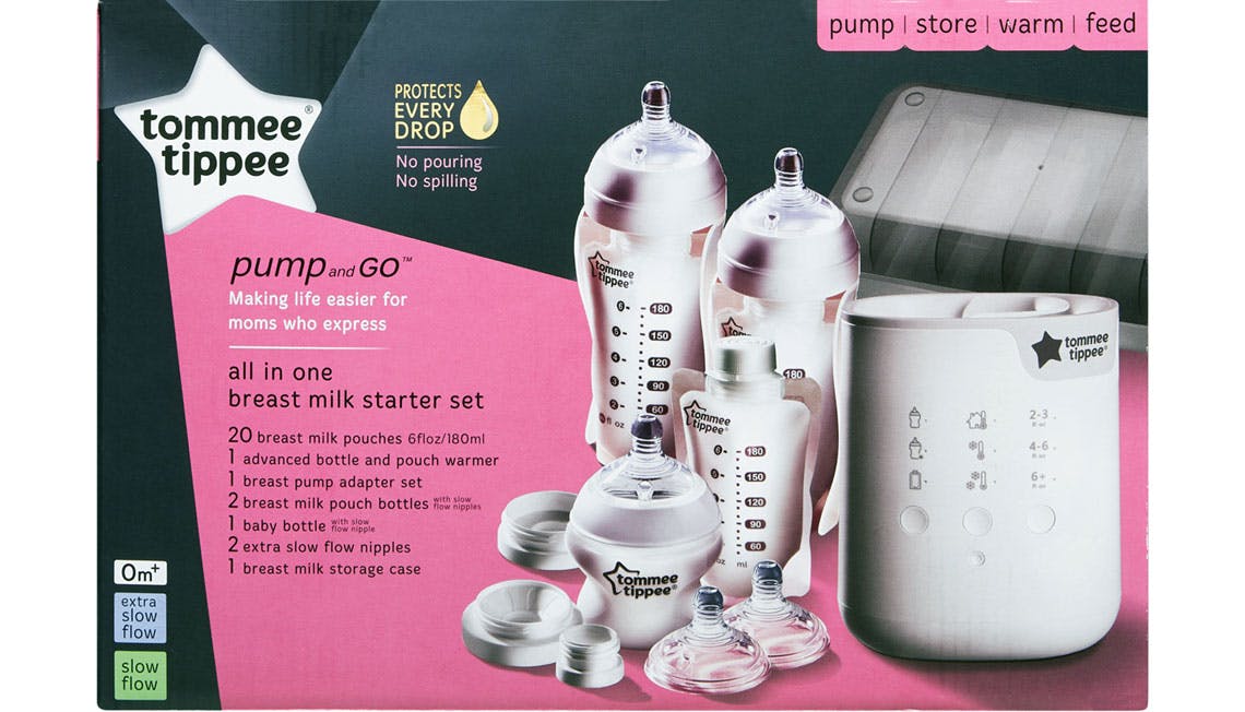 tommee tippee breast milk pouch bottle