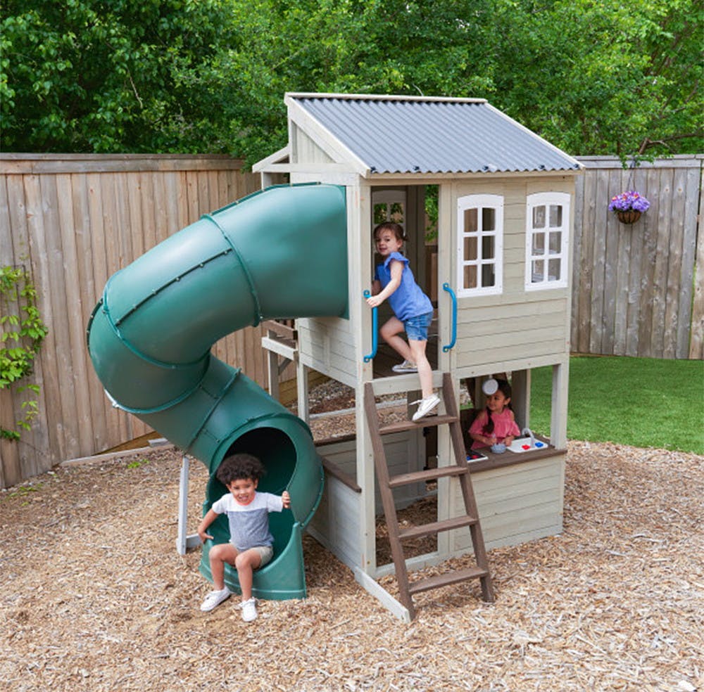 kidkraft playhouse slide