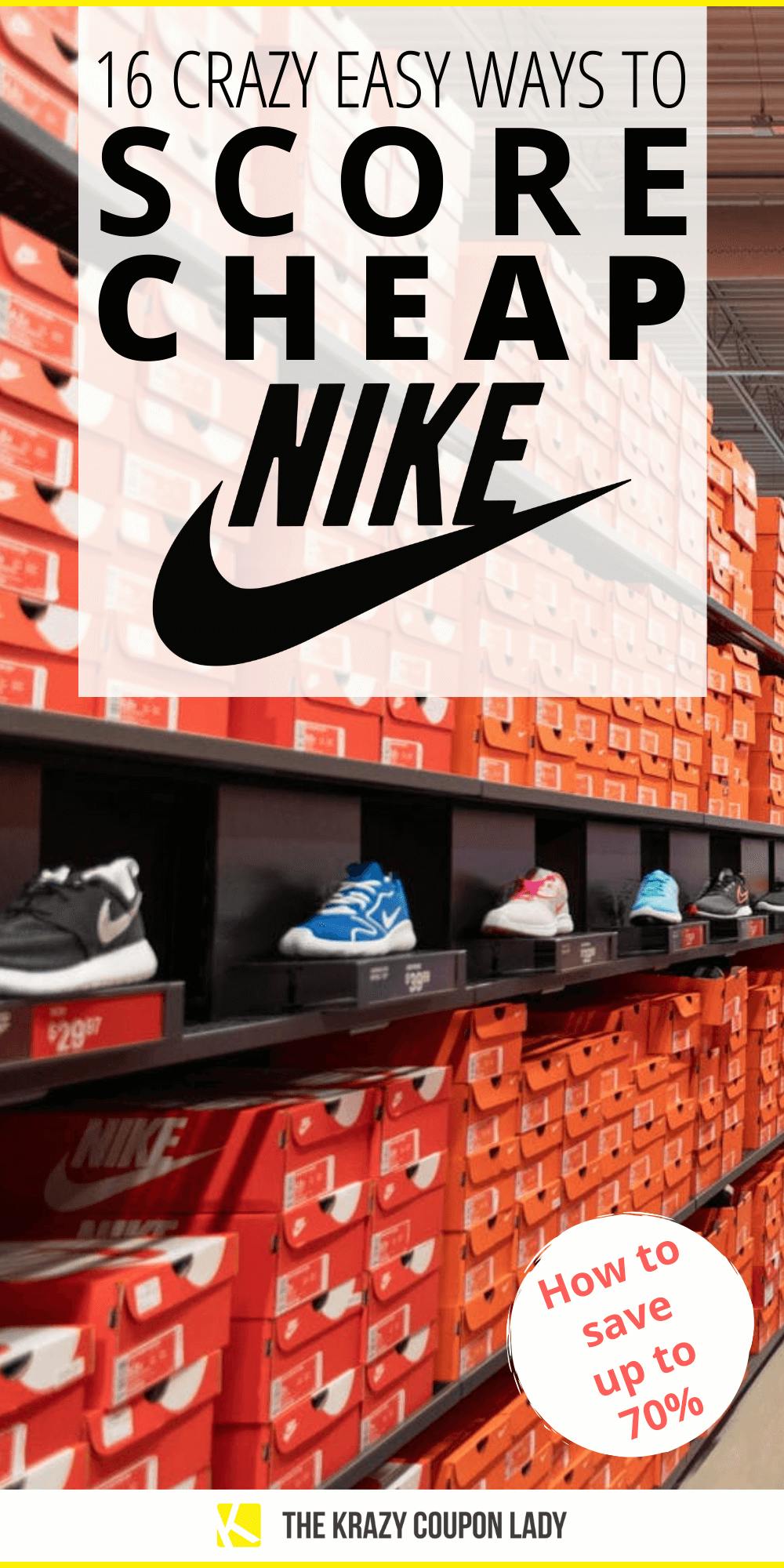cheapest store to buy nike clothes
