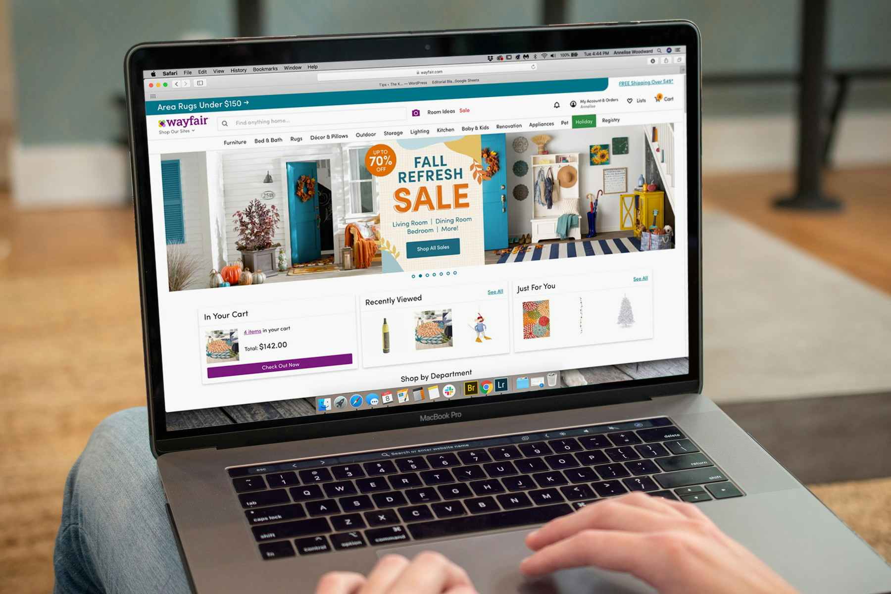 Don't buy anything on Wayfair unless it's on sale.